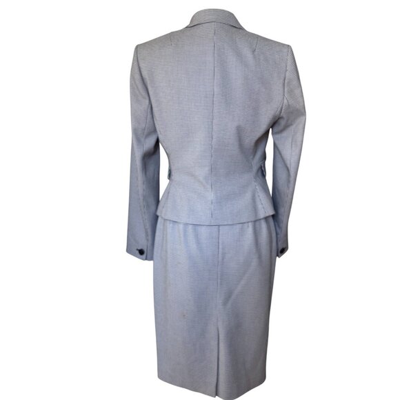 Calvin Klein houndstooth stretch skirt & jacket suit set Size 4 - Picture 4 of 9